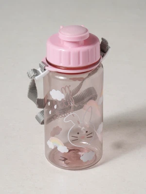 키즈 목걸이 휴대용 물병 350 ml 핑크