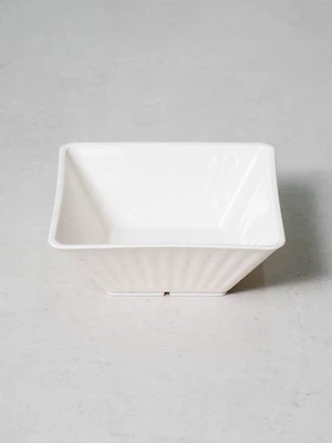 일본제 아사쿠라 깊은 사각 접시 14 cm