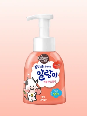 샤워메이트 말랑이 핸드워시 피치 향 300 ml