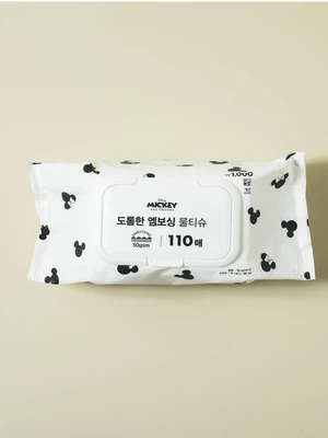 디즈니 미키앤프렌즈 엠보 물티슈 110매 캡형