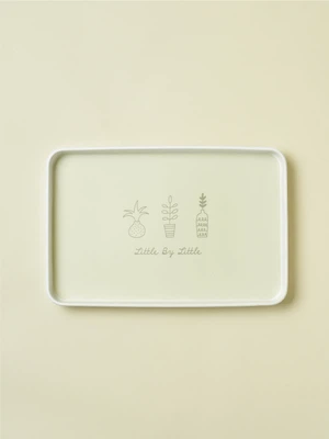 플랜트 사각 쟁반 30 X 19 cm