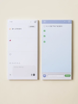 AI 직사각 떡메모지 100매입