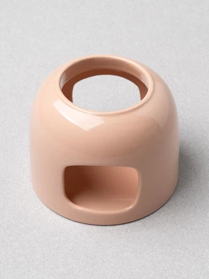 둥근형 도기 워머 9.5 cm 핑크