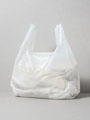 손잡이 비닐봉지 40 L 15매입 화이트