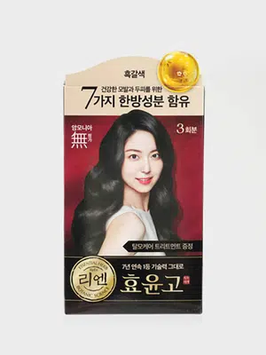 리엔 흑모비책 효윤고 크림 염색 (흑갈색)
