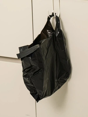 손잡이 비닐봉지 9 L 55매입 블랙
