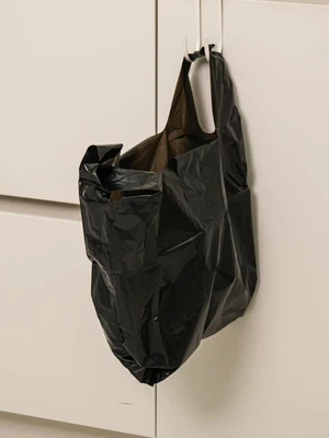 손잡이 비닐봉지 13 L 46매입 블랙