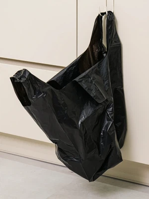 손잡이 비닐봉지 40 L 15매입 블랙