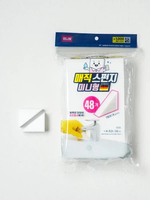 삼각 멜라민 스펀지 48개입