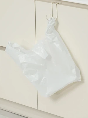 손잡이 비닐봉지 13 L 46매입 화이트