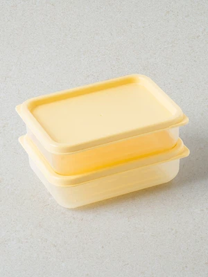 휘어지는 말랑핏 용기 230 ml 2개입 버터옐로우