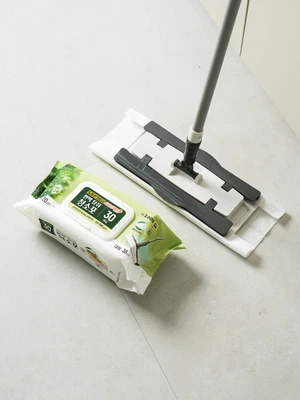 매직브라이트 편백 탈취 대형 청소포 30매입 38 X 20 cm