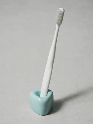 컬러 삼각 칫솔꽂이 민트