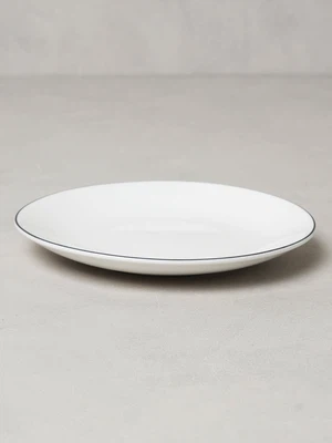 블랙 테두리 라인 접시 14.5 cm