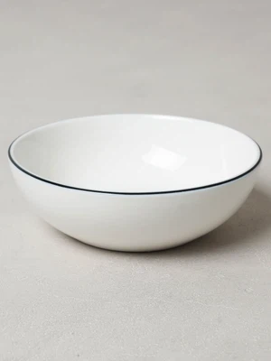 블랙 테두리 라인 종지 9.5 cm