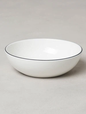 블랙 테두리 라인 찬기 11 cm
