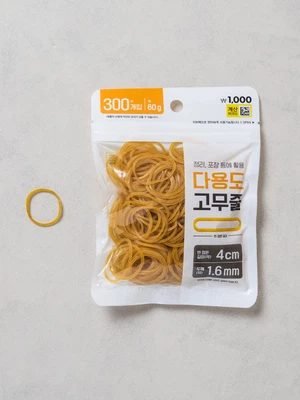 고무줄 1.6 mm X 4 cm 300개입