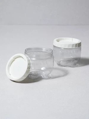 서로 결합 가능한 보관 용기 2개입 410 ml