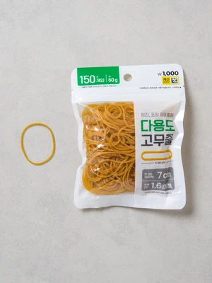 고무줄 1.6 mm X 7 cm 150개입
