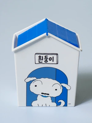 짱구 스윙 휴지통 1 L 흰둥이