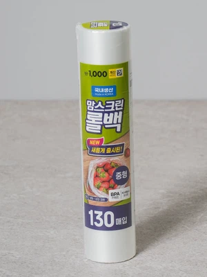 NEW 맘스크린 롤백 중형 130매입