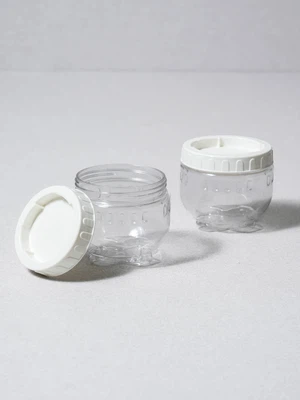 서로 결합 가능한 보관 용기 2개입 250 ml