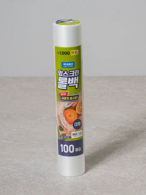 NEW 맘스크린 롤백 대형 100매입