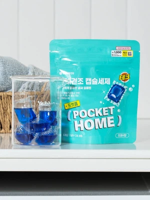 테크 실내 건조 캡슐 세제 8 g X 6개입