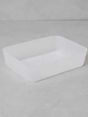 반투명 소품 바구니 2개입 13 X 18 X 4.5 cm