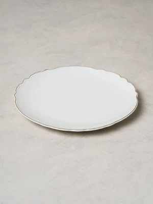 꽃결 금장 접시 18.5 cm