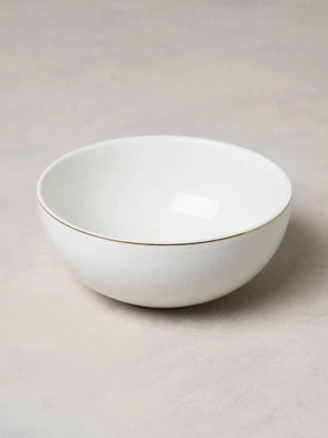 꽃결 금장 대접 13.5 cm