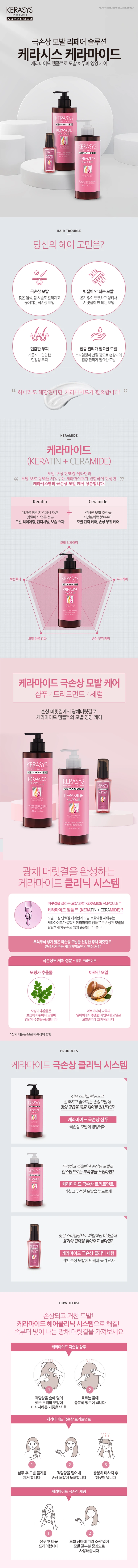 Kerasys 神经酰胺 极损伤修护 护发素 600ml source detail 1