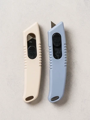 자동 리턴 택배 커터 칼 2개입