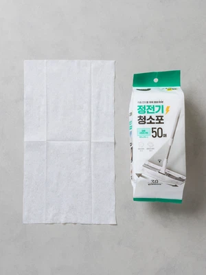 대형 건식 정전기 청소포 38 X 20 cm 50매입