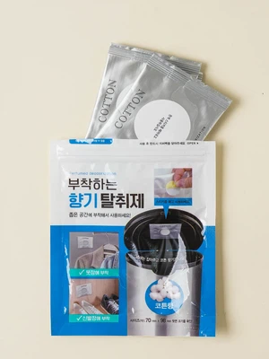 부착형 탈취제 3개입 코튼 향