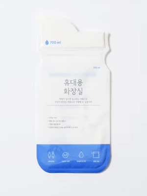 여행용 소변 봉투 2개입