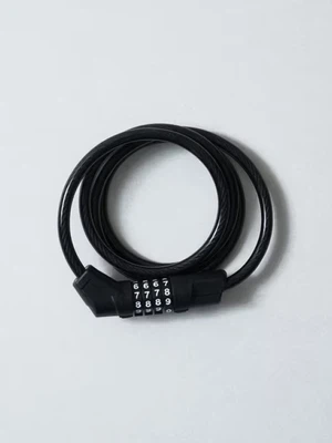 4 다이얼식 와이어 자물쇠 8 mm X 120 cm