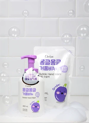 몽글몽글 거품비누 포도향 리필형