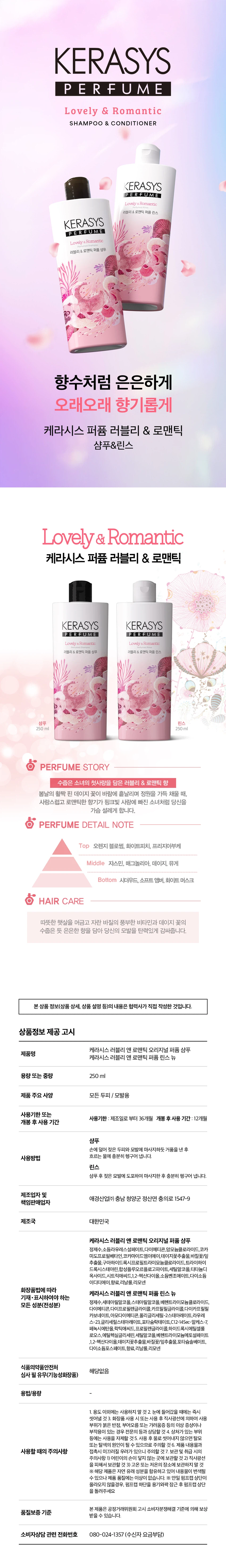 Kerasys Lovely香氛护发素 250ml source detail 1