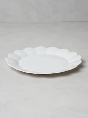 무광 꽃잎 접시 22 cm