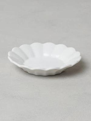 무광 꽃잎 접시 8 cm