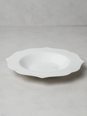 플라워 실루엣 접시 23.5 cm