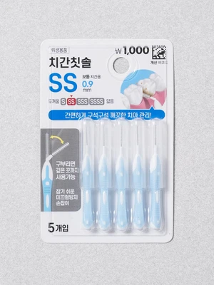 이지핸들 치간 칫솔 5개입 SS