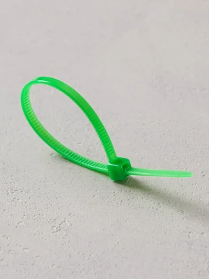 컬러 케이블 타이 2.5 mm X 10 cm 200개입 그린