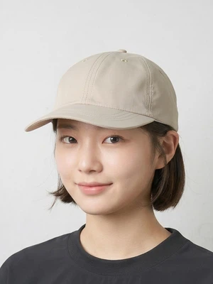 수납형 캡모자 베이지