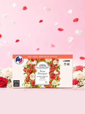 르샤트라 건조기시트 25매 (로즈부케향)