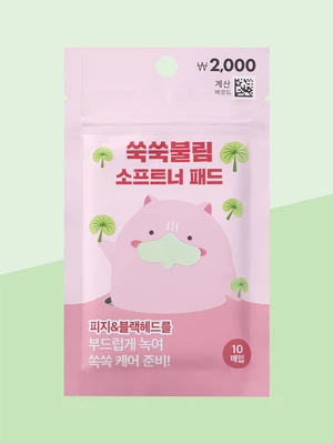미팩토리 쑥쑥불림 소프트너패드 10매입