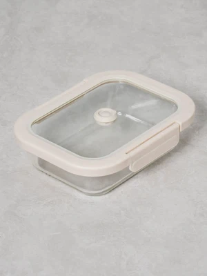 강화 유리 뚜껑 진공 밀폐 찬통 700 ml
