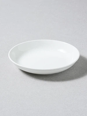 화이트 심플 찬기 17.5 cm