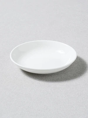 화이트 심플 찬기 12 cm